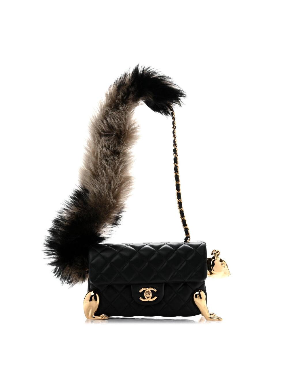 Chanel Lambskin Shearling Quilted Mini #341081C28B
